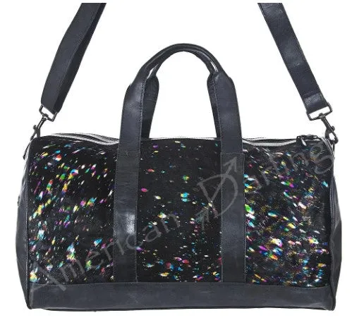 American Darling Rainbow Acid Print Hairon Duffle Bag