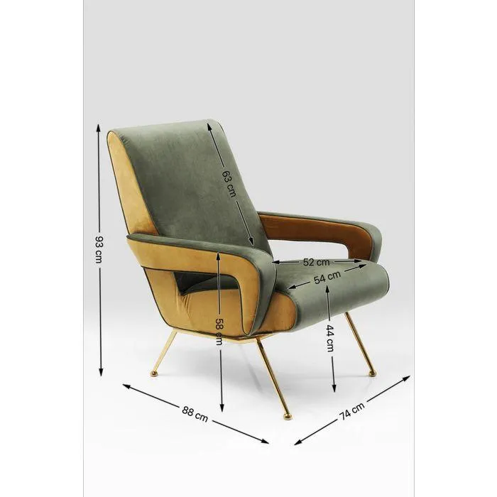Armchair Luna High Green