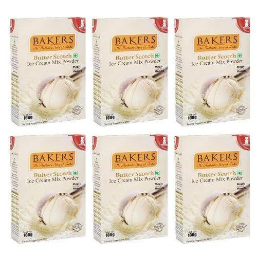 BAKERS Ice Cream Mix Powder Butter Scotch Flavour