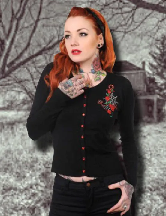 Banned Polkadot Anchor Cardigan