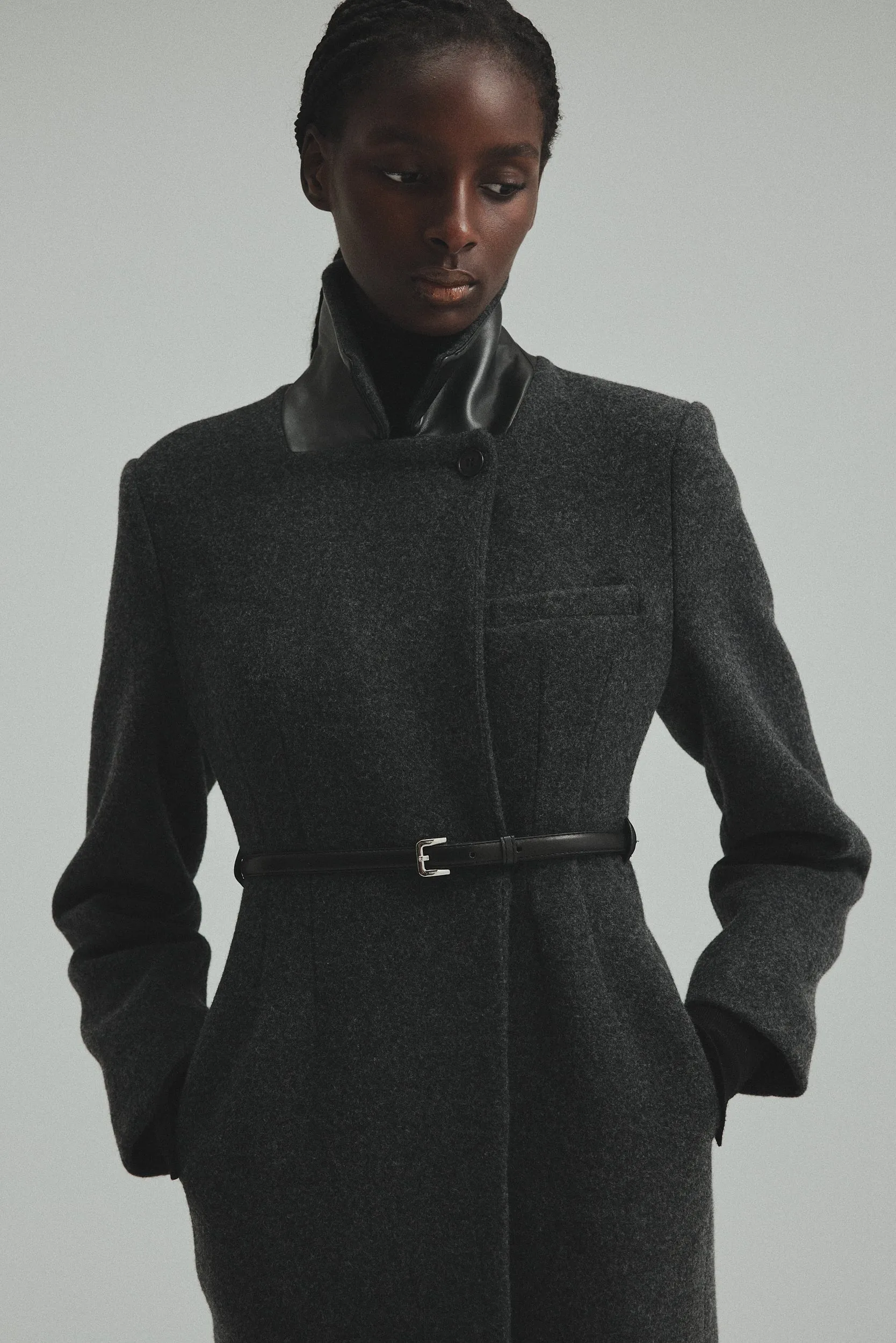 Belted Chester coat
