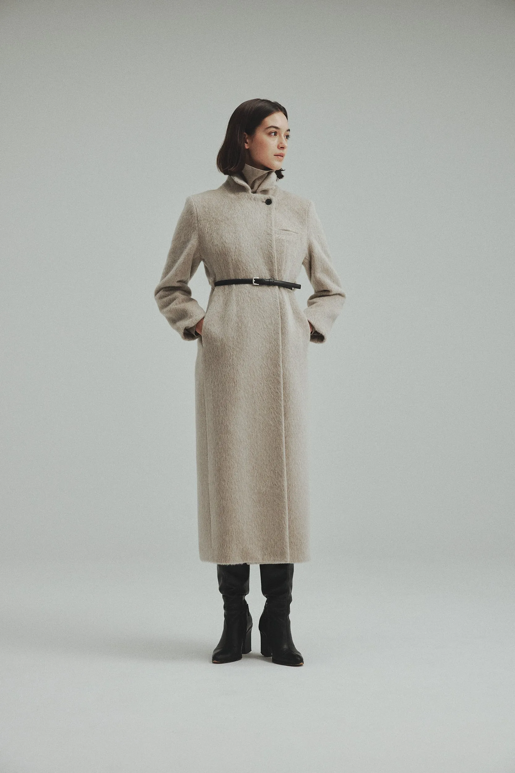 Belted Chester coat