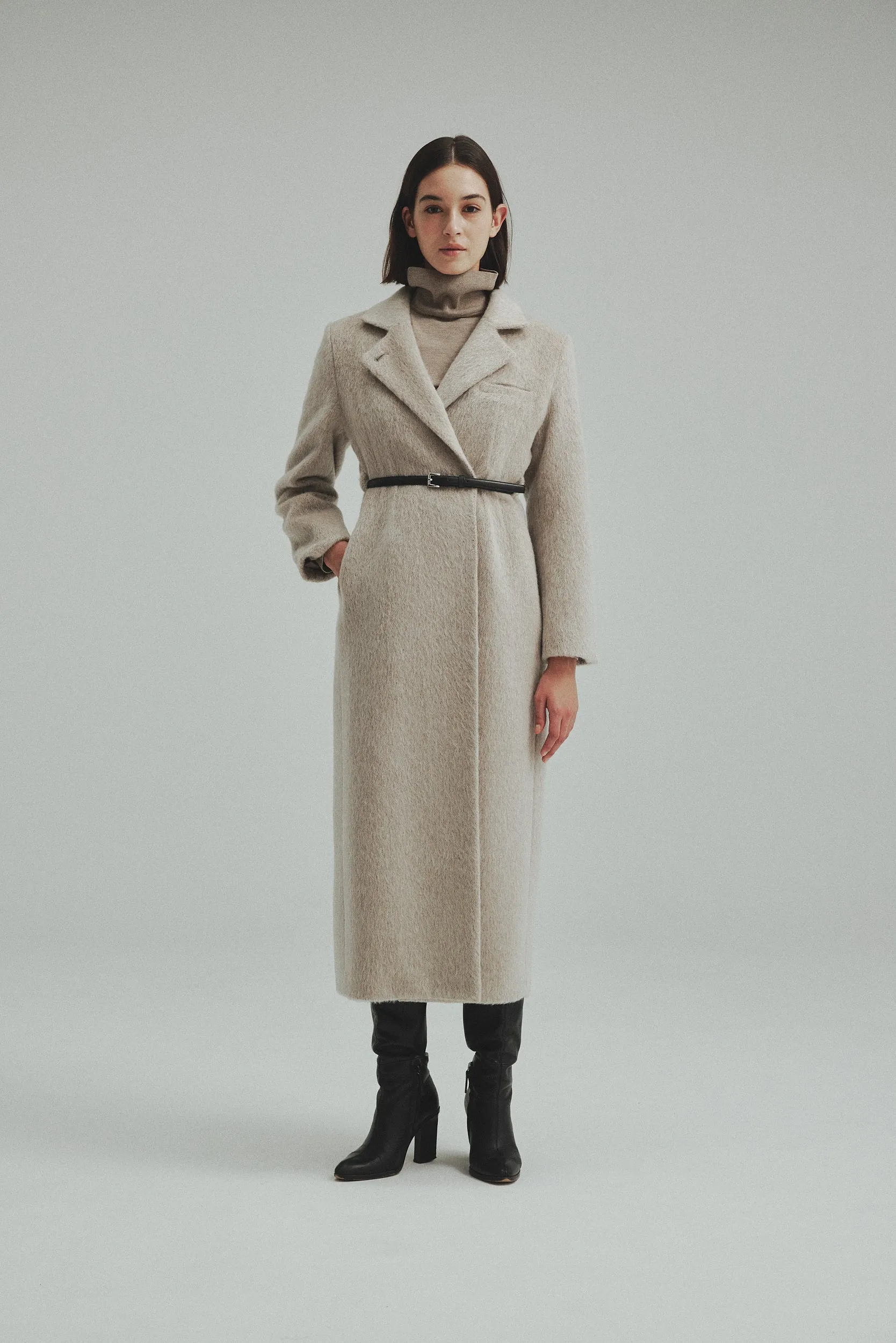 Belted Chester coat