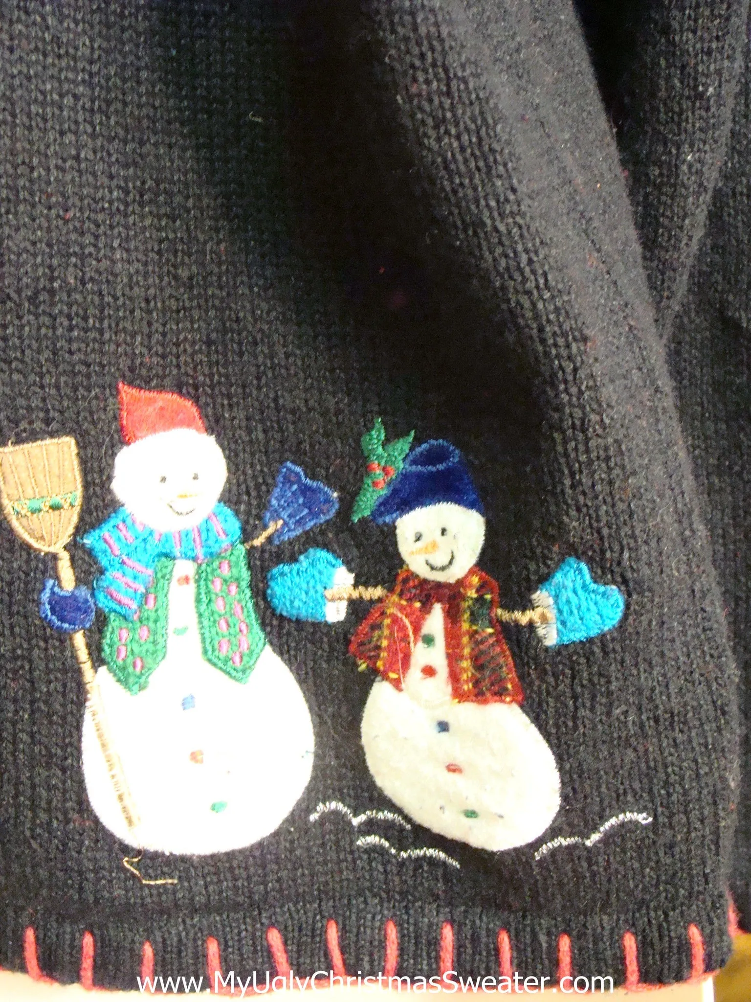 Black Cardigan Ugly Christmas Sweater