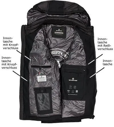 Black Howard Puffer Padded Winter Coat