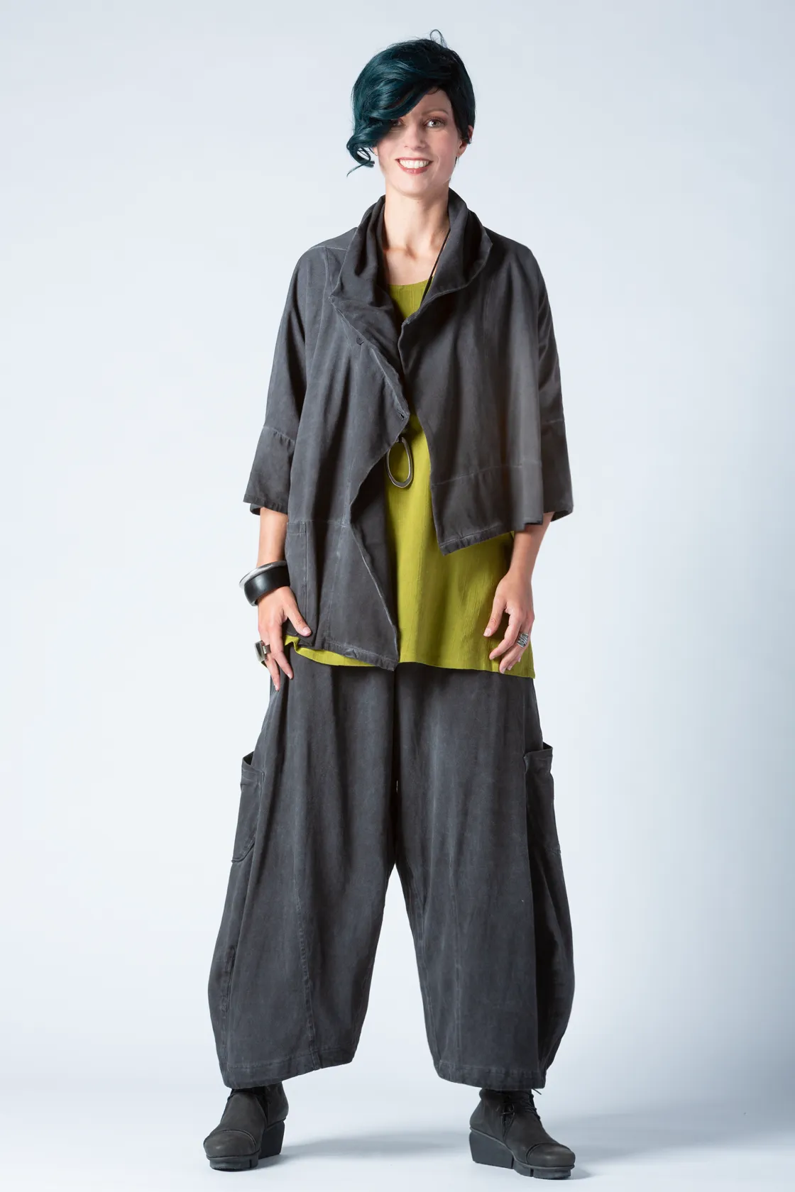 Bodo Jacket in Grey Stonewash Tokyo