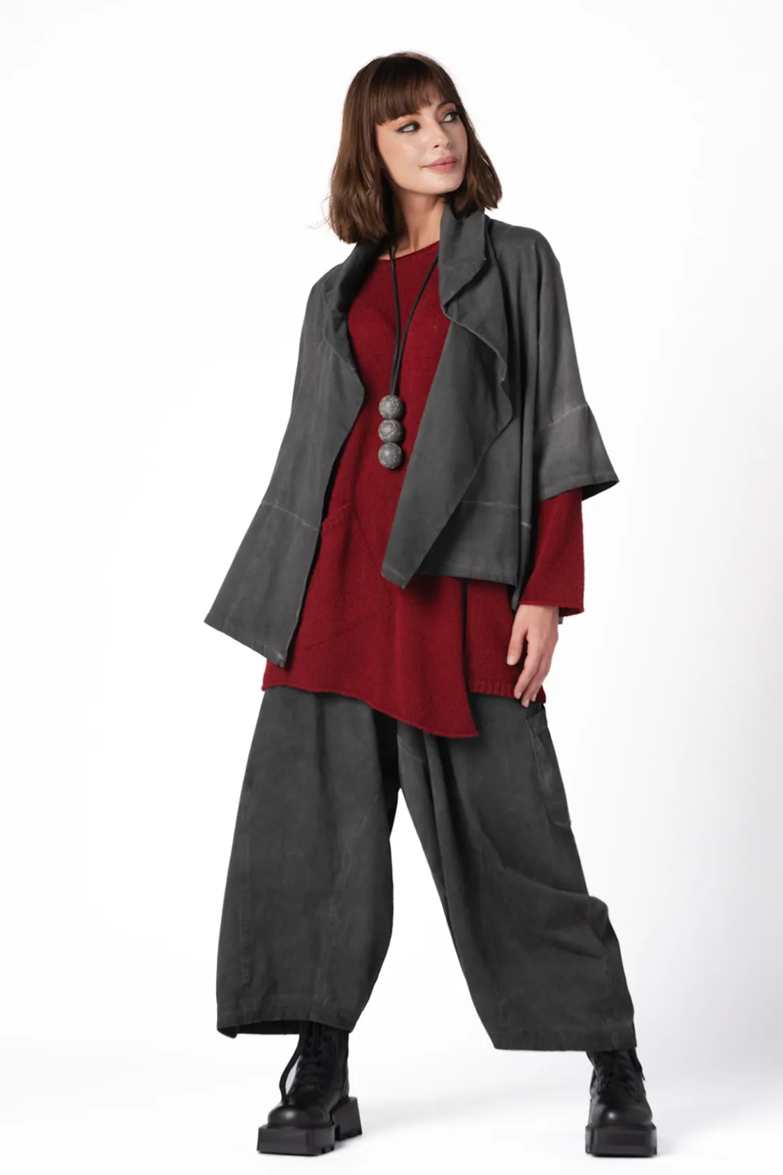 Bodo Jacket in Grey Stonewash Tokyo
