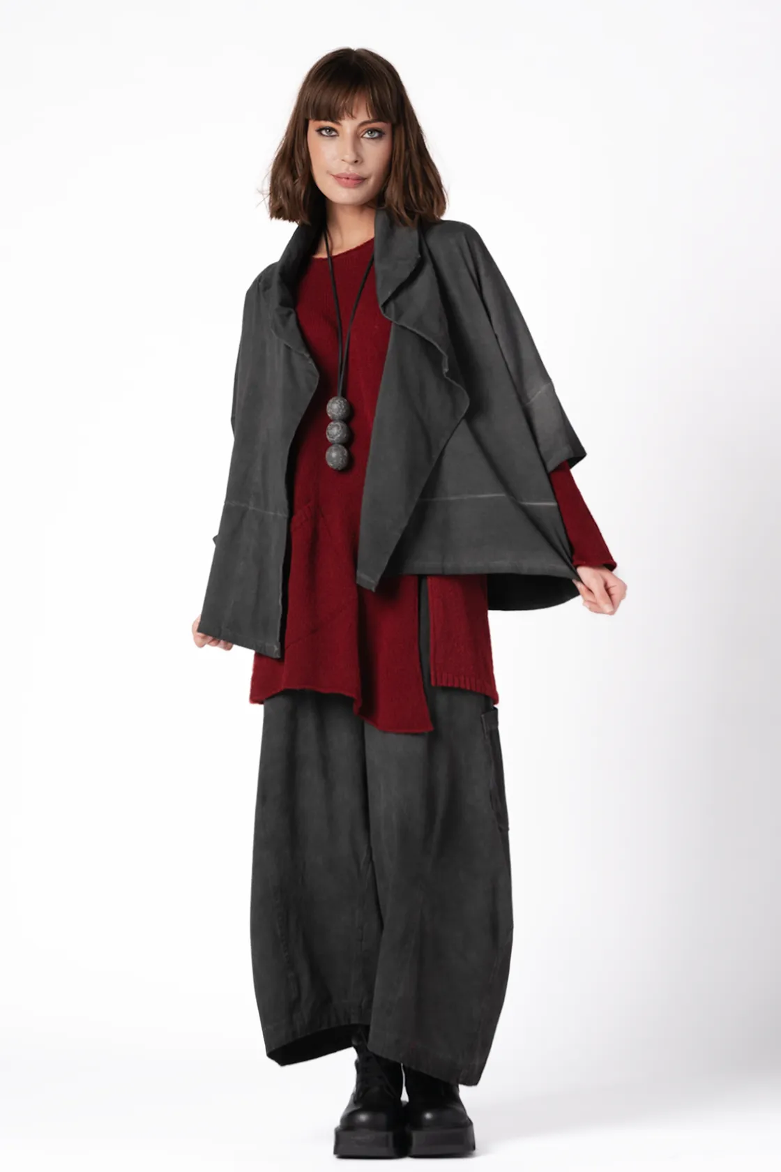 Bodo Jacket in Grey Stonewash Tokyo