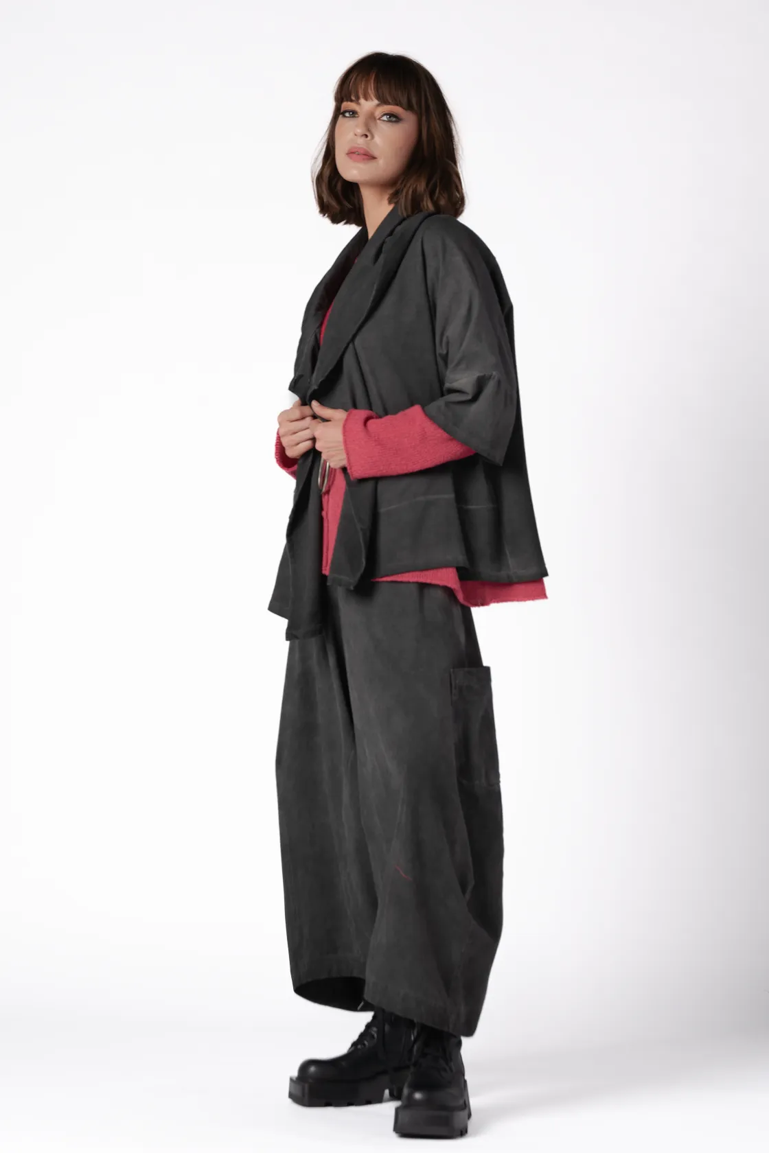 Bodo Jacket in Grey Stonewash Tokyo