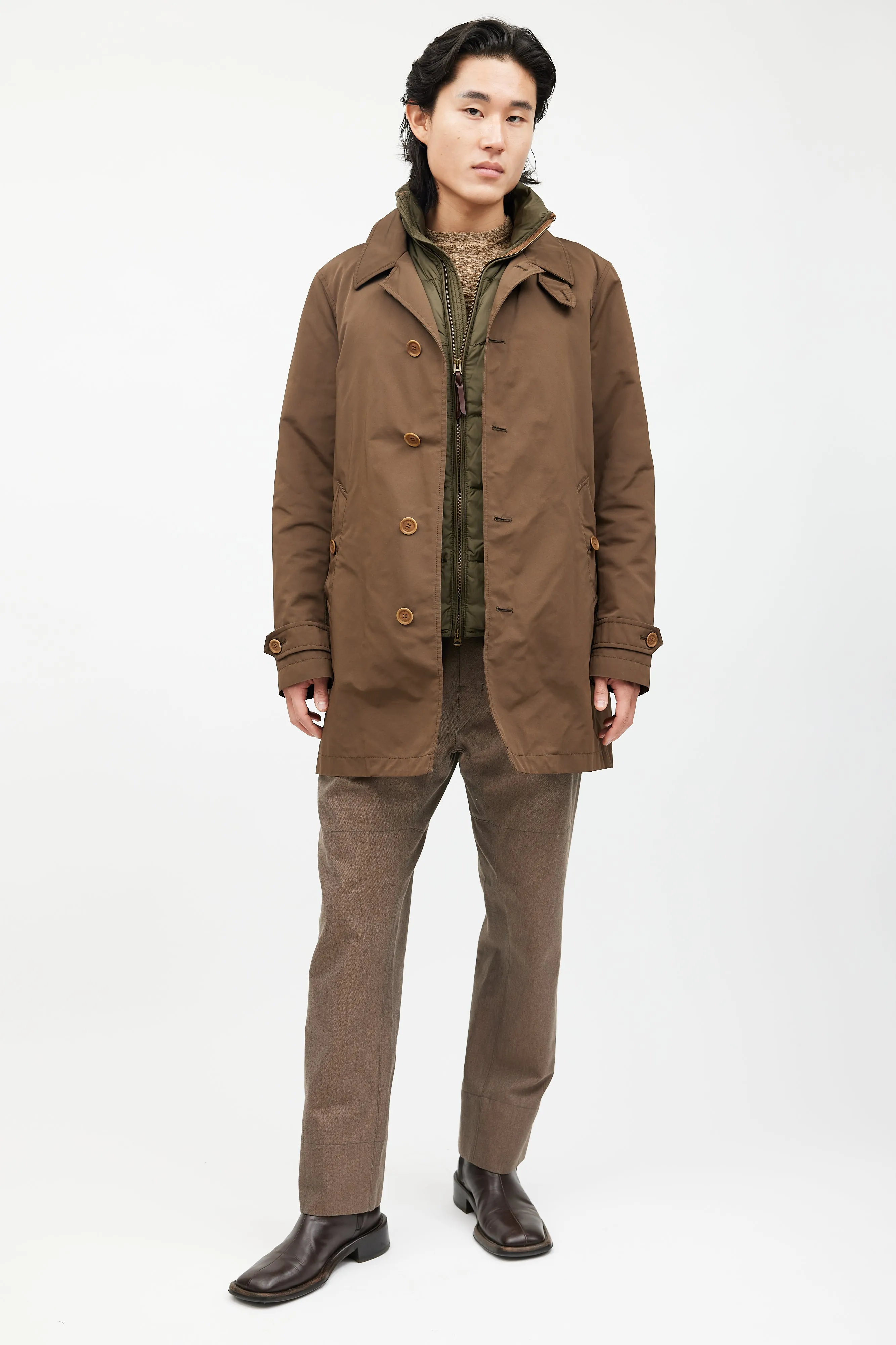 Brown Padded Coat