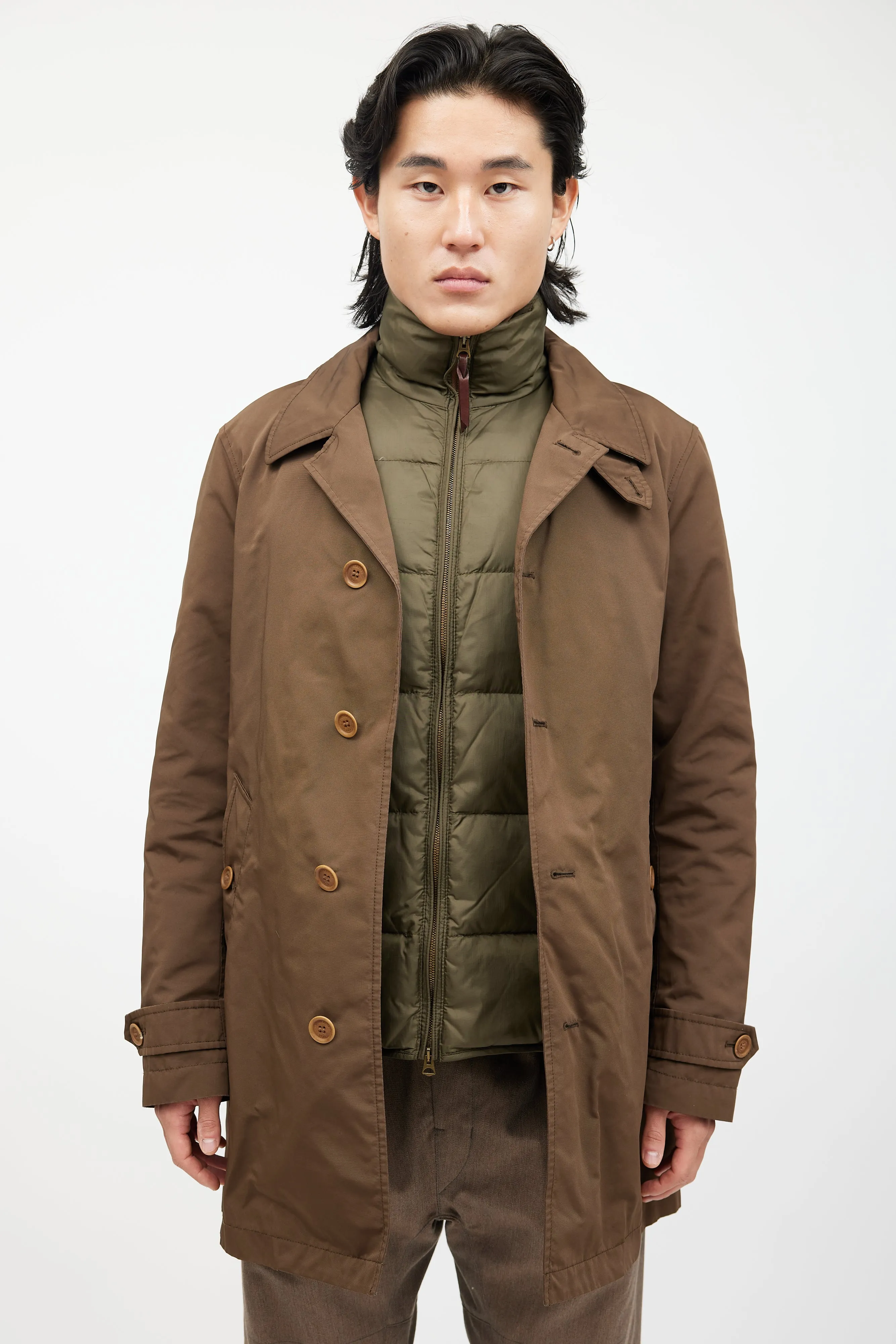Brown Padded Coat