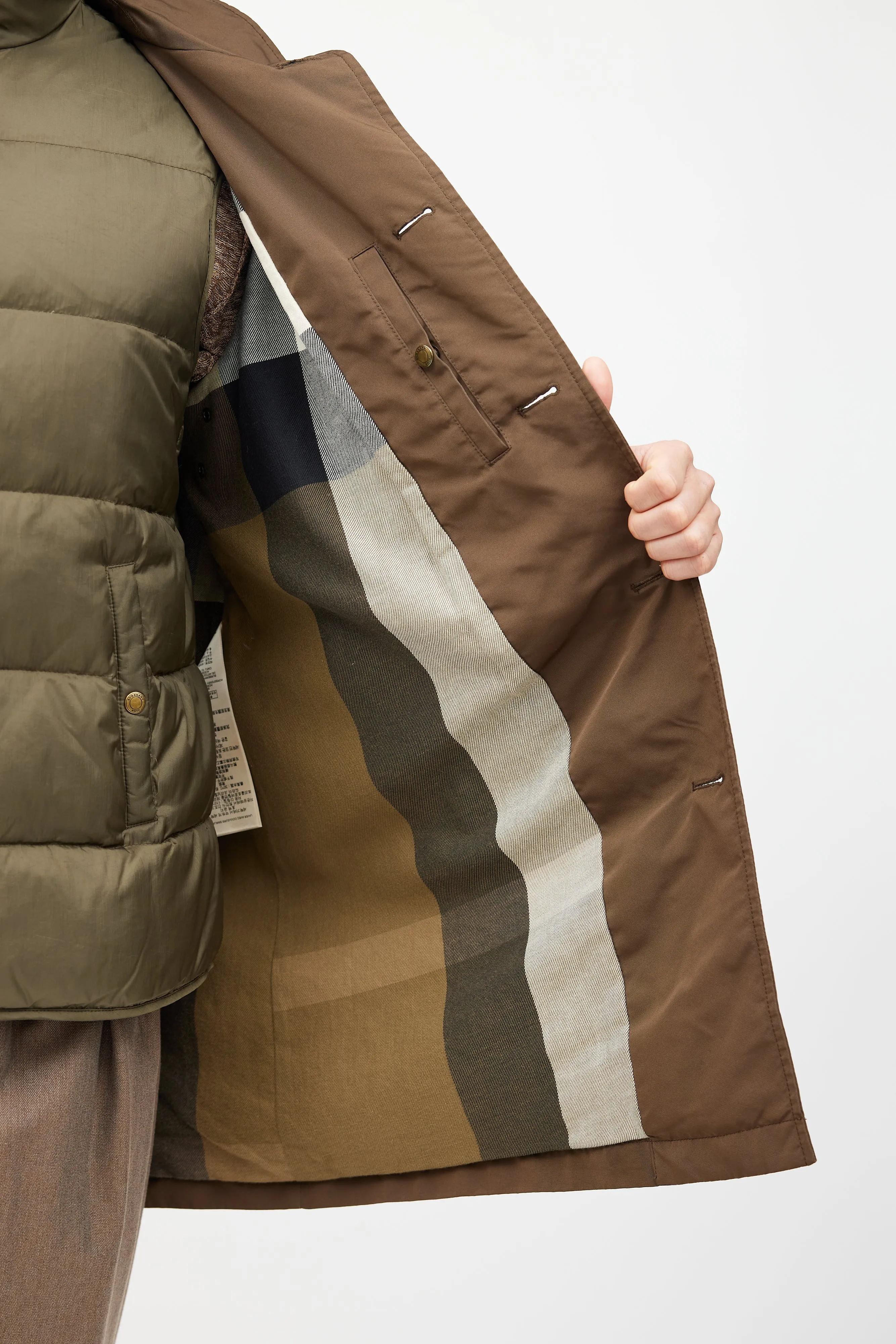 Brown Padded Coat