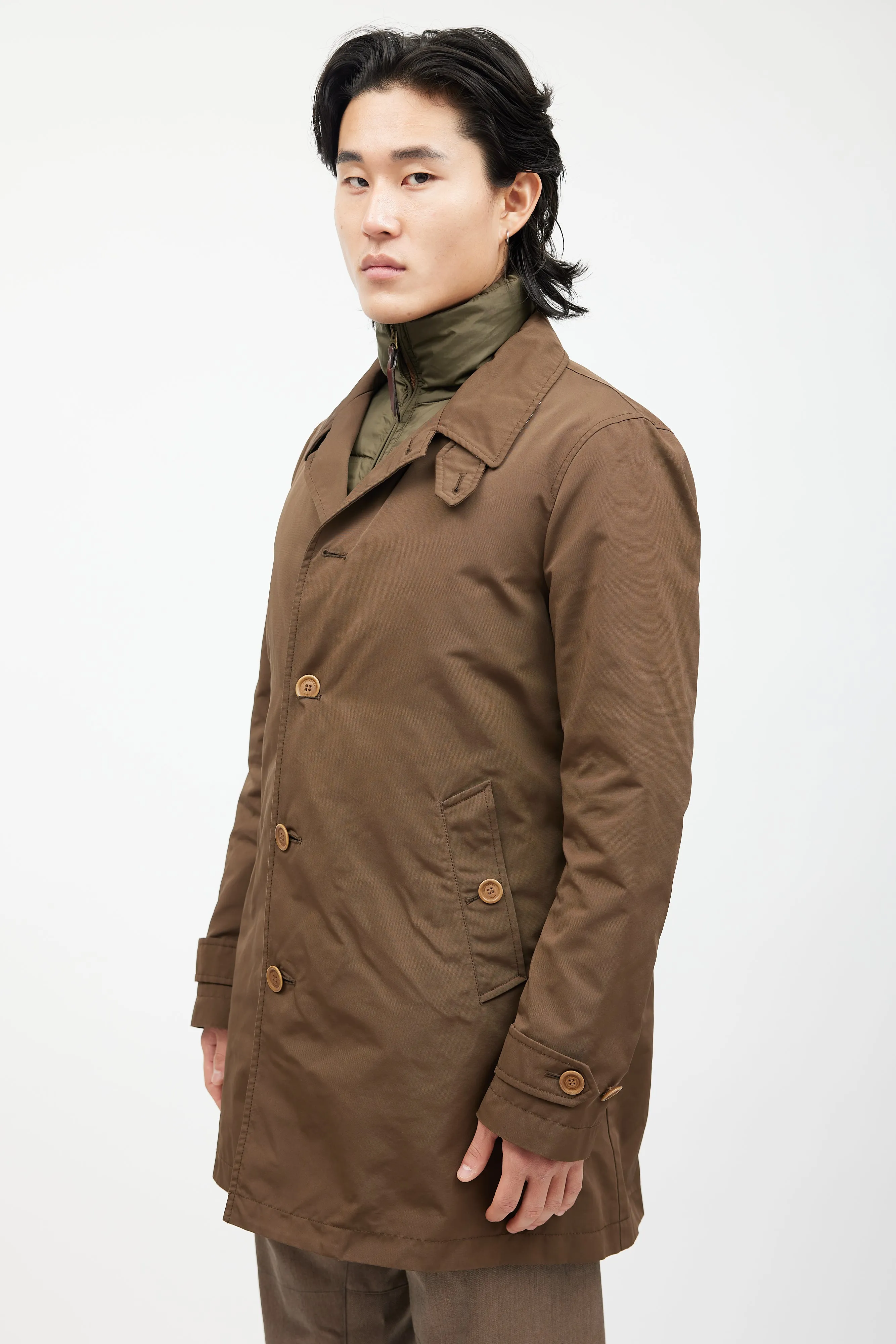 Brown Padded Coat