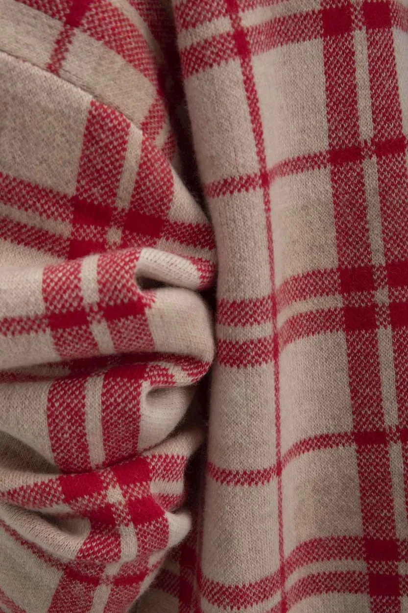 Cardigan Sjoerd - Red Check