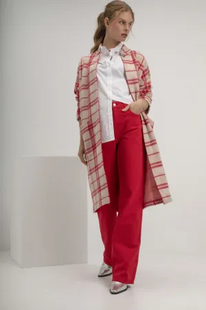 Cardigan Sjoerd - Red Check