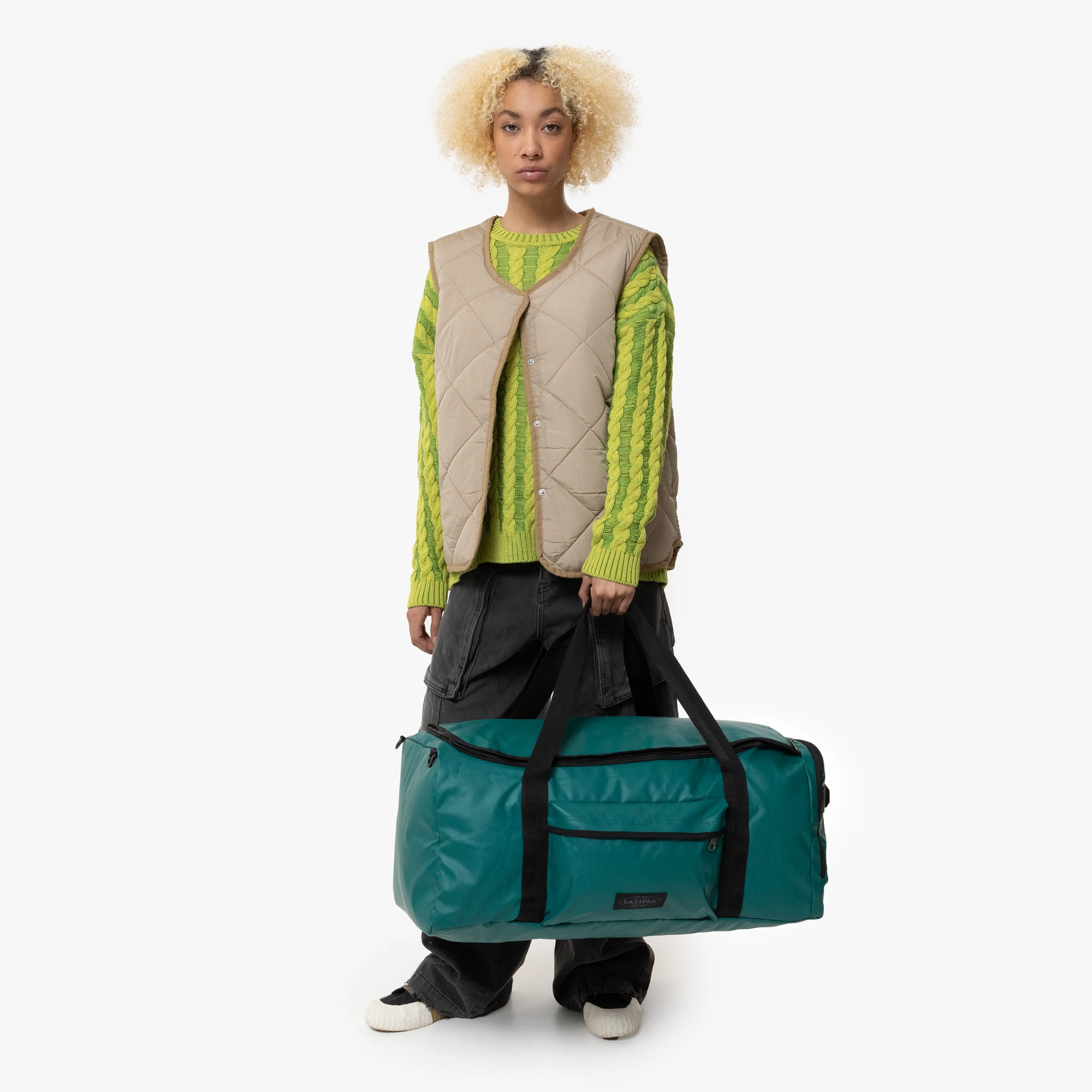 Eastpak Tarp Duffl'R M Tarp Petrol Medium Duffle Bag - EK0A5BHN3O71