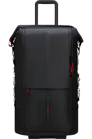 ECODIVER Foldable duffle with wheels 4-in-1 - Black