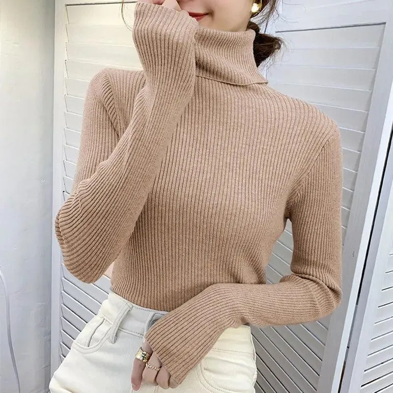 Helia Turtleneck Sweater with Cashmere