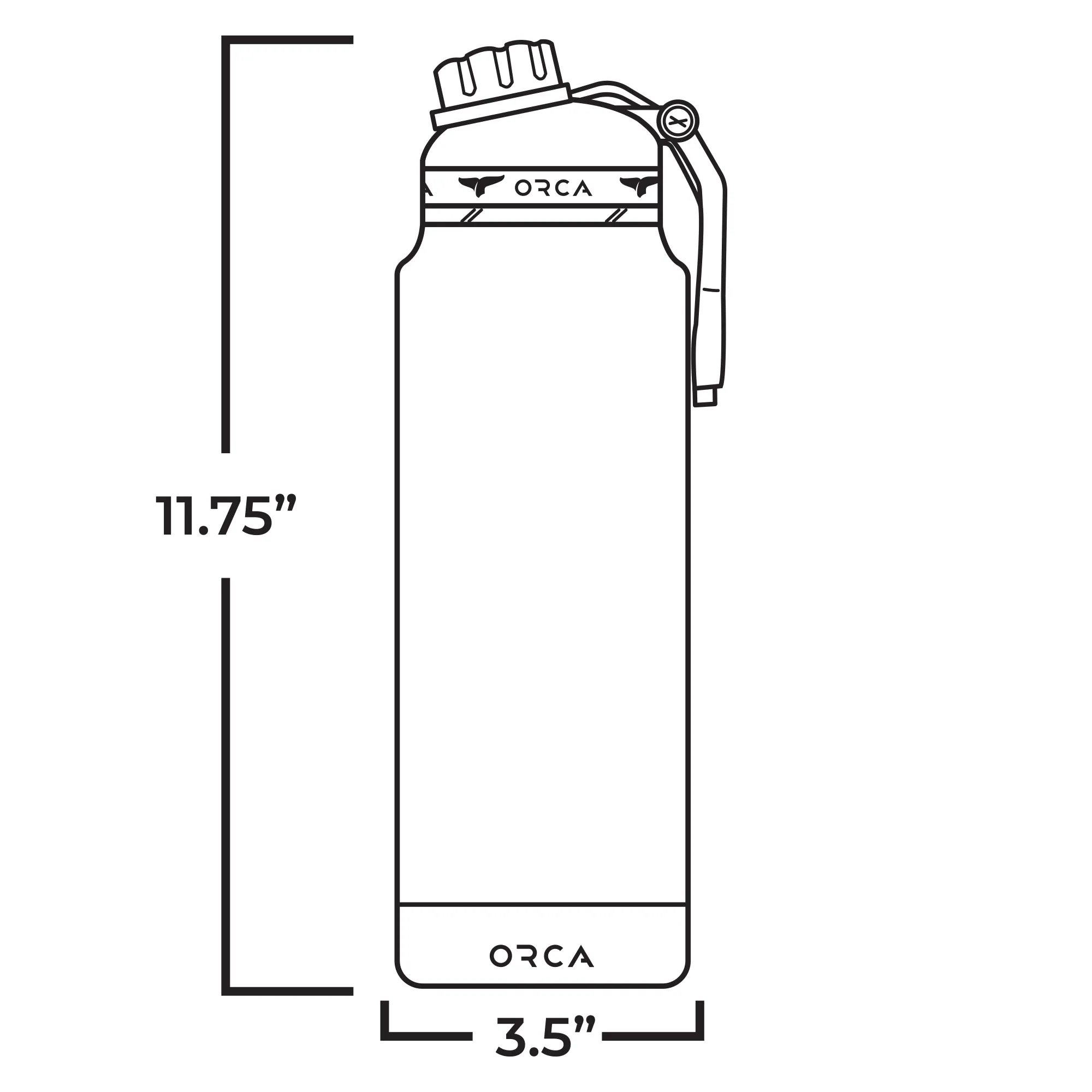 Hydra™ 34oz Charcoal