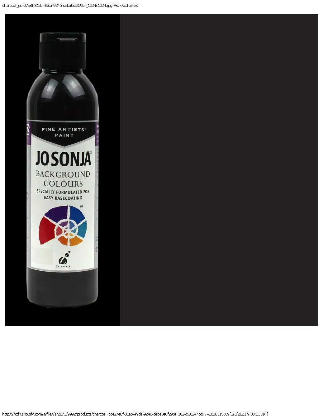 Jo Sonja Background Colours-Charcoal