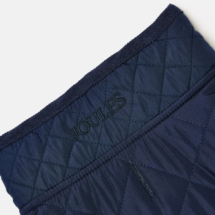 Joules Quilted Dog Coat - Navy