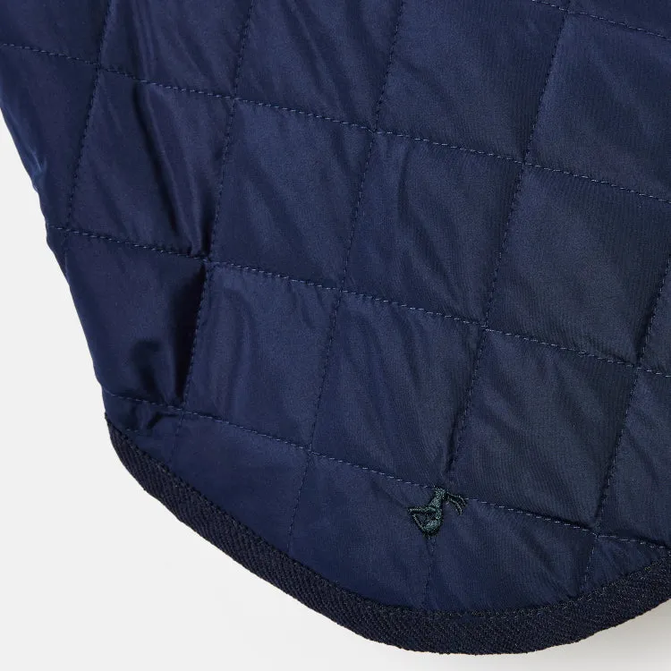 Joules Quilted Dog Coat - Navy