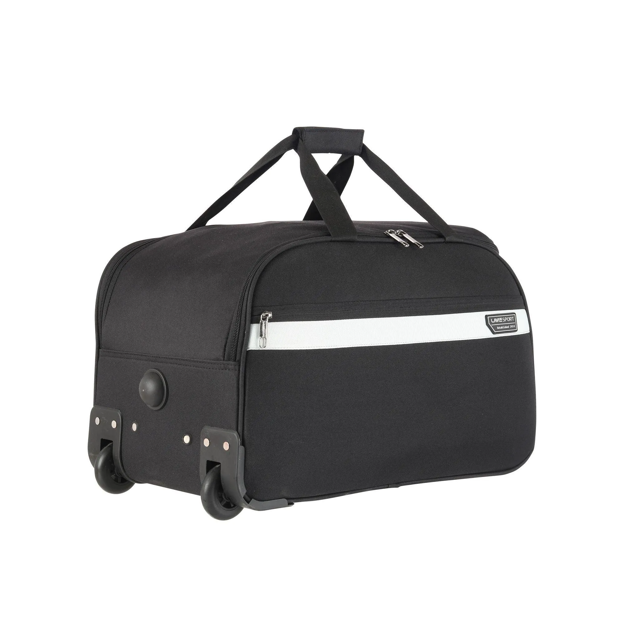 Lavie Sport Cabin Size 53 cms Meridian X Wheel Duffle Bag | Black