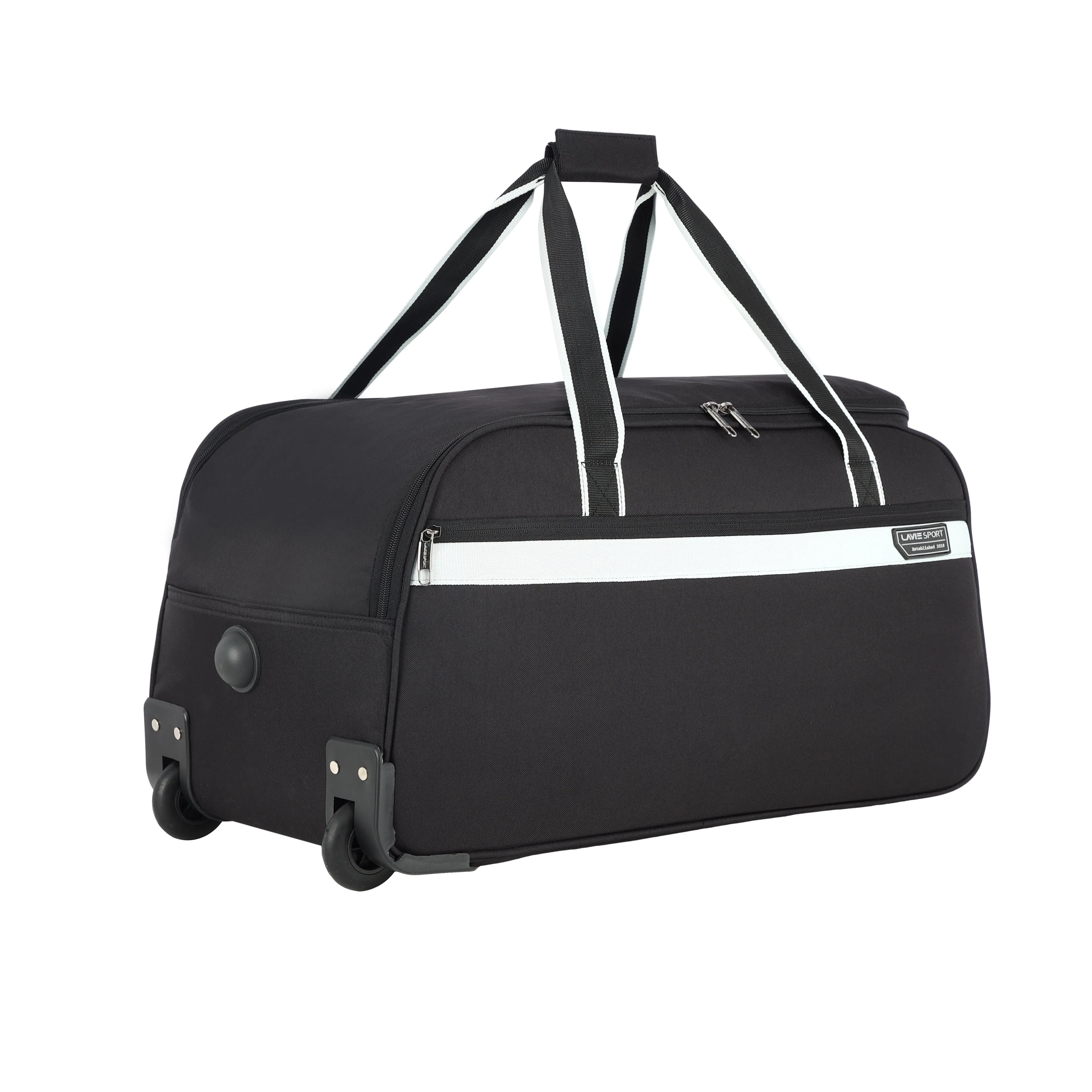 Lavie Sport size 62 cms Tropic Wheel Duffle Bag | Black