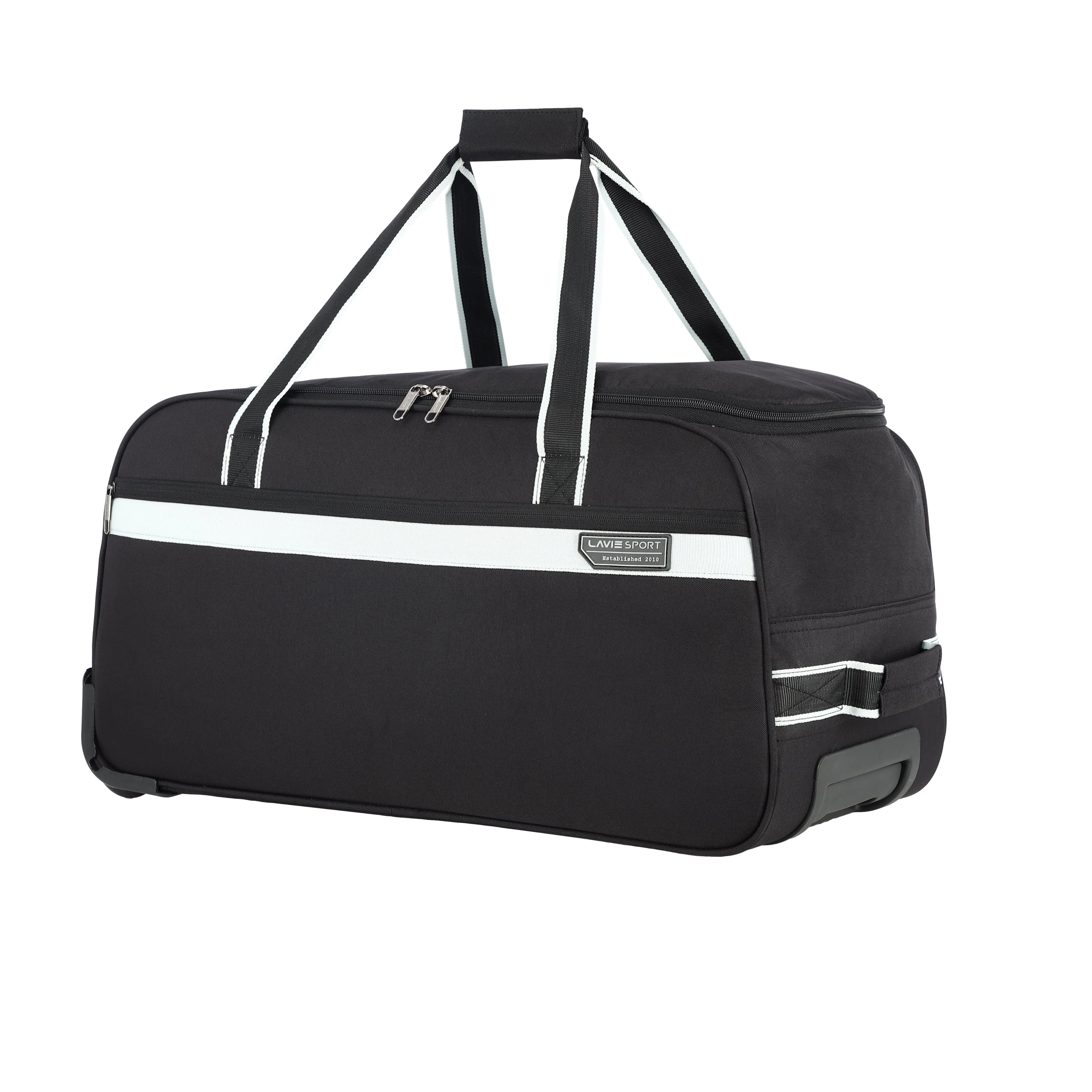 Lavie Sport size 62 cms Tropic Wheel Duffle Bag | Black