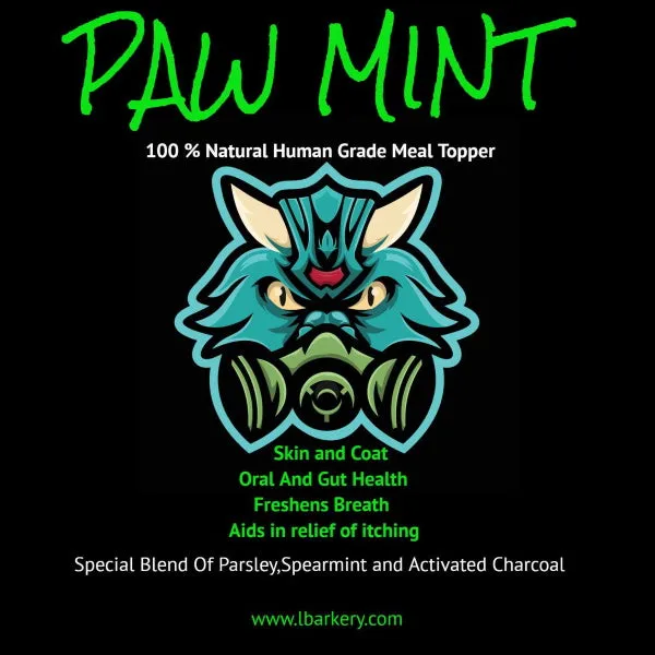 L'Barkery Paw Mint Meal Topper