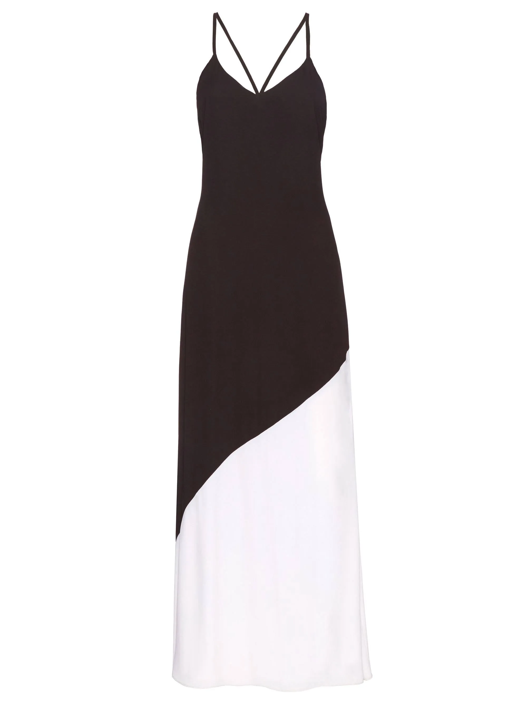 Maggie Paneled Stylish Slip Maxi Dress