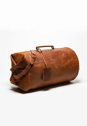 Military Leather Duffle Bag