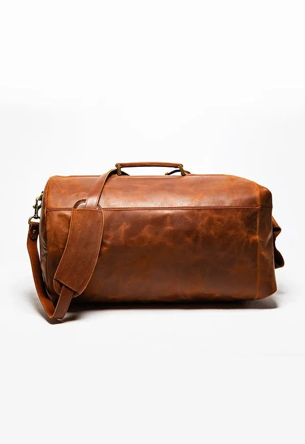 Military Leather Duffle Bag