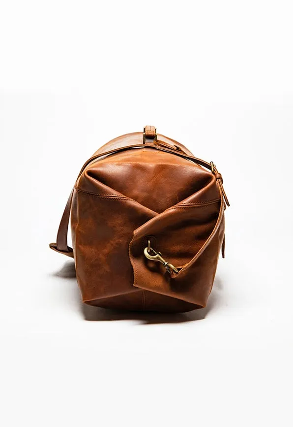 Military Leather Duffle Bag