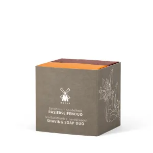 MUHLE Shaving Soap Duo - Sandalwood, Sea Buckthorn