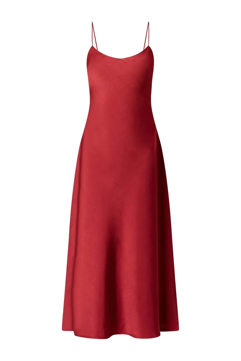 Nia - Rumble Sleeveless Satin Midi Dress