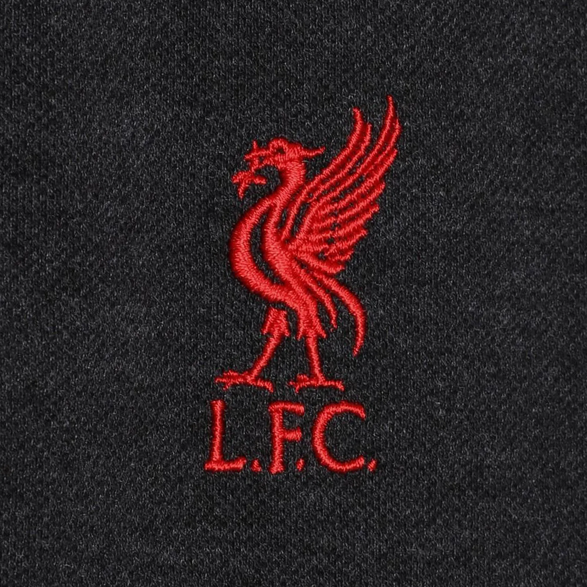 Áo Polo Bé Trai Lfc Junior Charcoal Marl - Đen