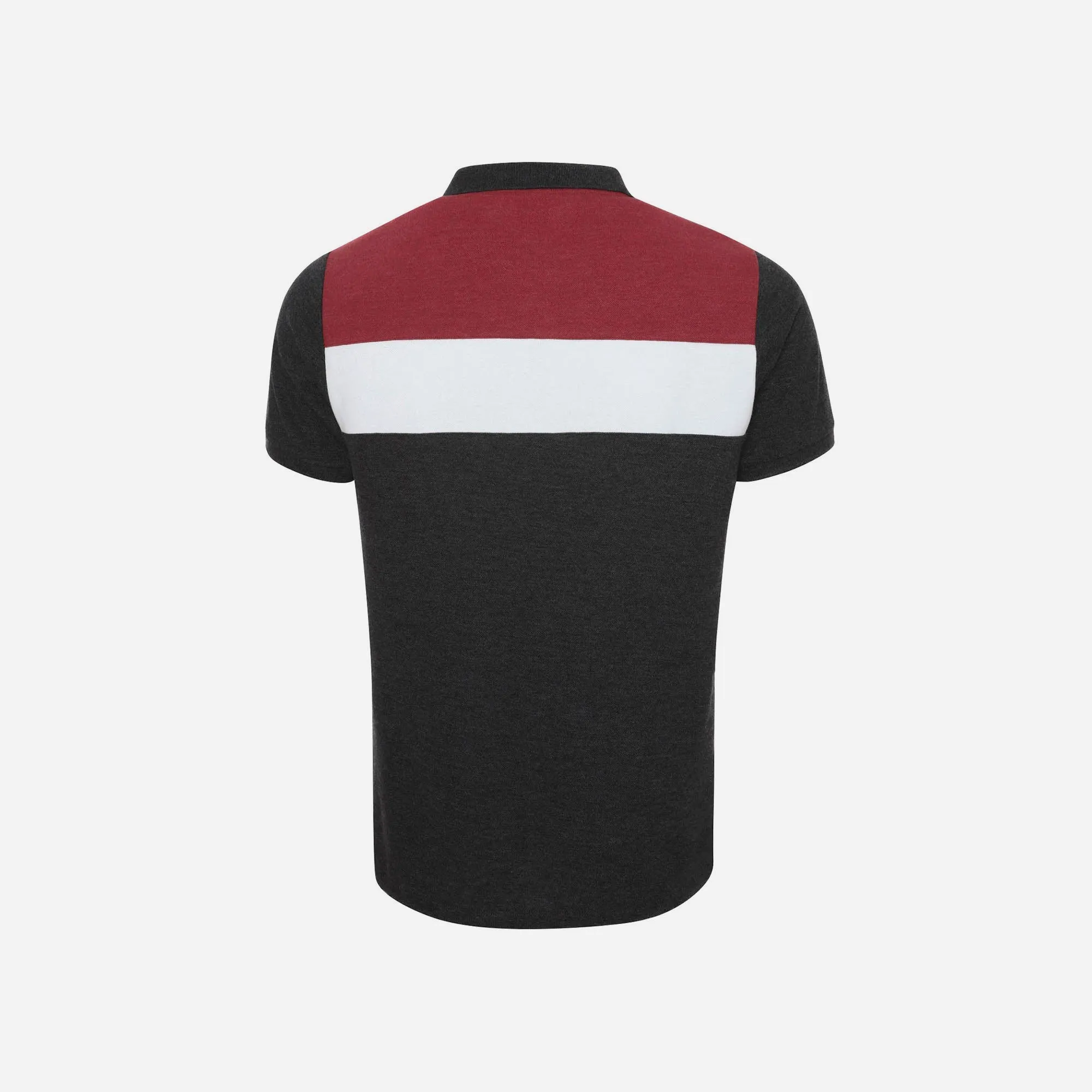 Áo Polo Nam Lfc Charcoal Marl Colour Block - Xám