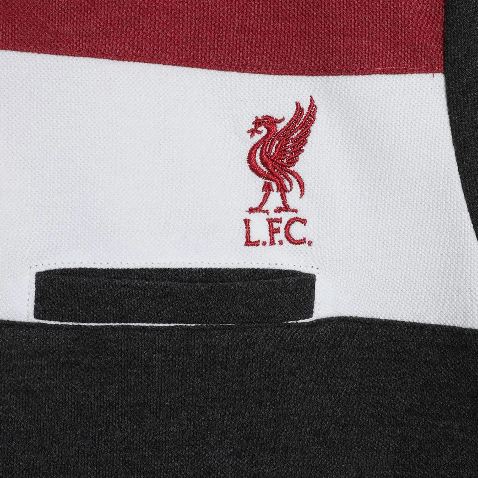 Áo Polo Nam Lfc Charcoal Marl Colour Block - Xám