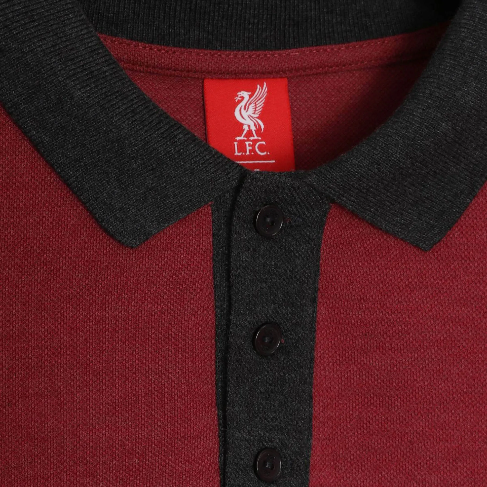 Áo Polo Nam Lfc Charcoal Marl Colour Block - Xám