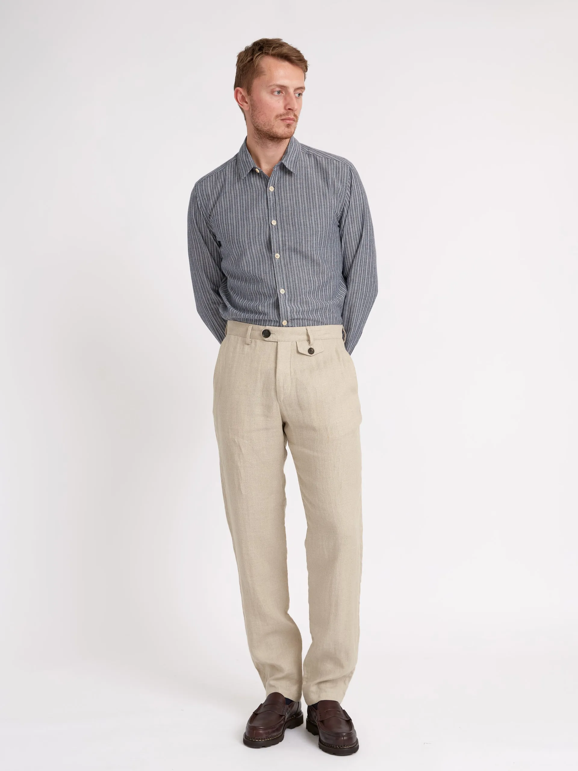Oliver Spencer Fishtail Trousers Coney Sand