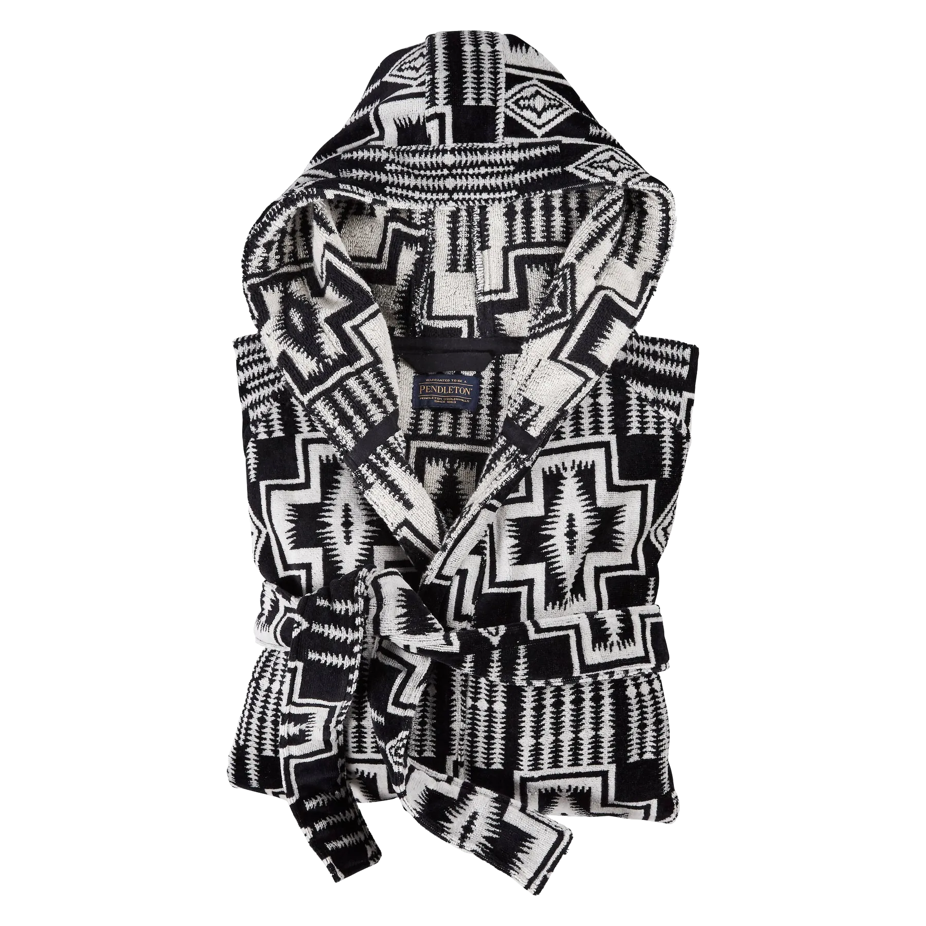 Pendleton | Bath Robe | Harding Black/White