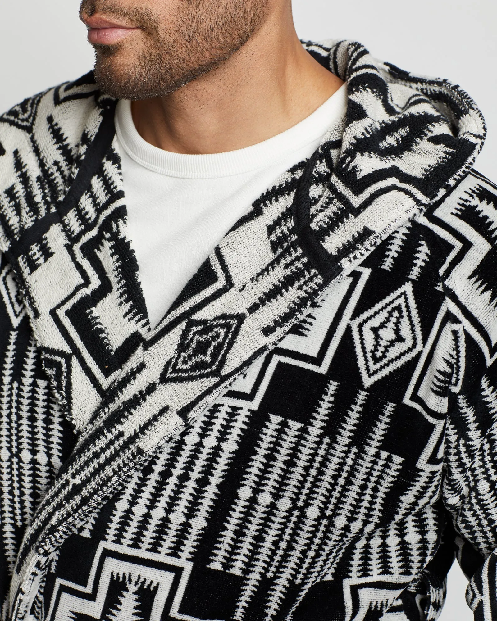 Pendleton | Bath Robe | Harding Black/White