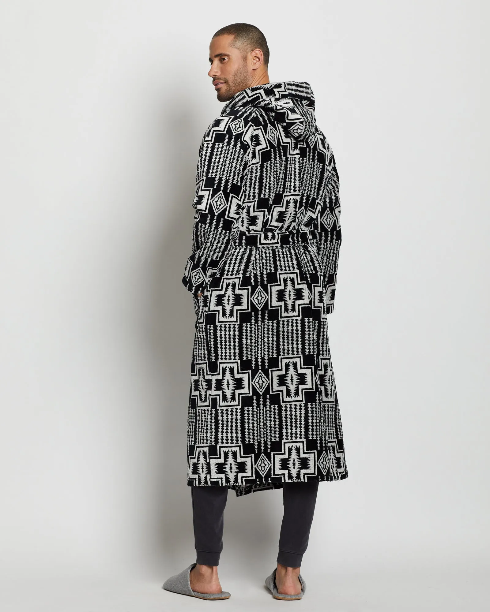 Pendleton | Bath Robe | Harding Black/White