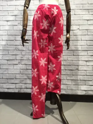 Pink batik Print Trousers