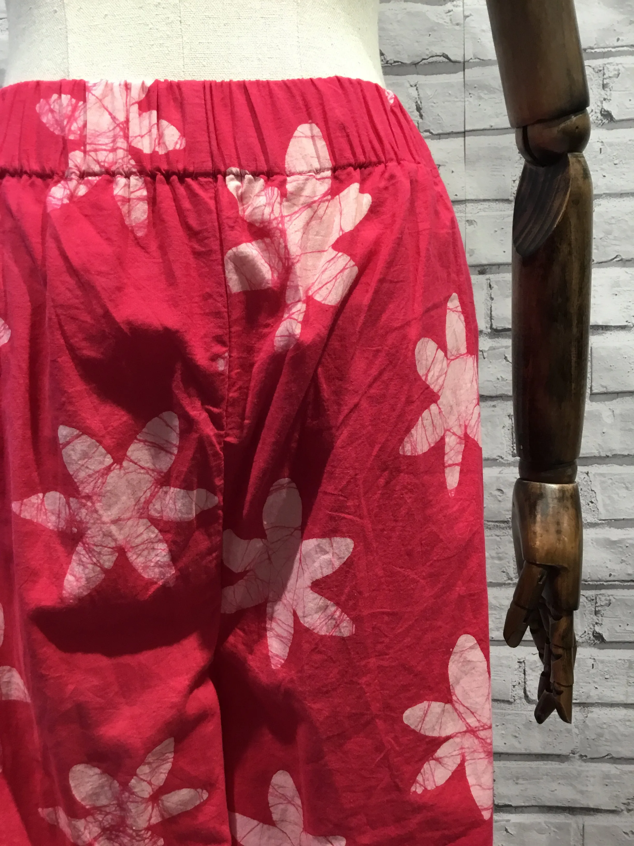 Pink batik Print Trousers