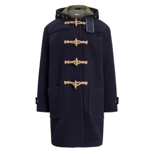 Polo Ralph Lauren Wool Twill Toggle Coat Collection Navy