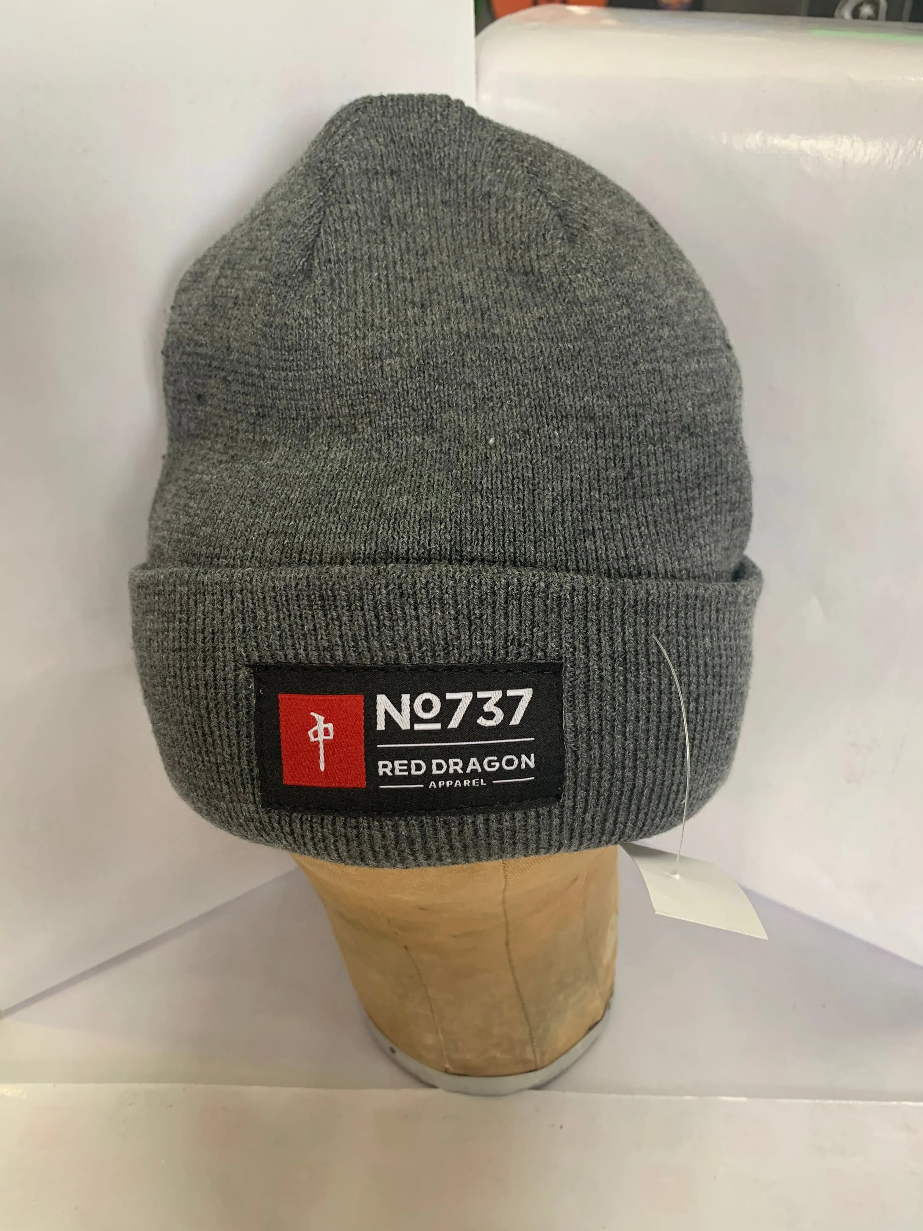 RDS Red Dragon 737 Beanie Charcoal