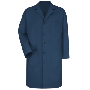 Red Kap 41.5 Inch Three Pockets Men Navy Colored Lab Coat