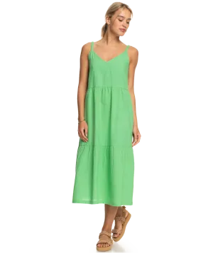 Roxy Waiting Line Dress-Absinthe Green